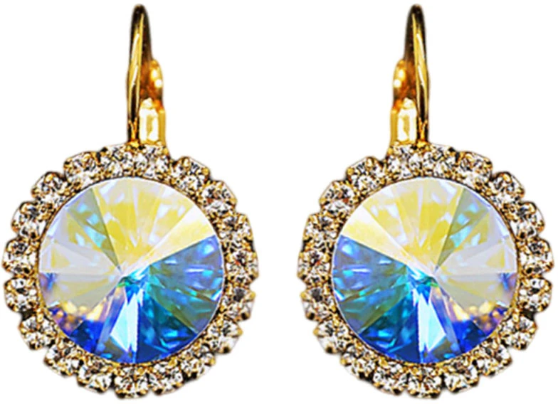 Diamond Sky Jewelry Papuošalų rinkinys moterims „Clarice (Aurora Borealis)“ su Swarovski® kristalais
