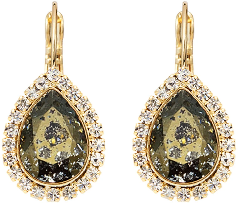 Diamond Sky Jewelry Papuošalų rinkinys moterims „Celestial Drop (Gold Patina)“ su Swarovski® kristalais