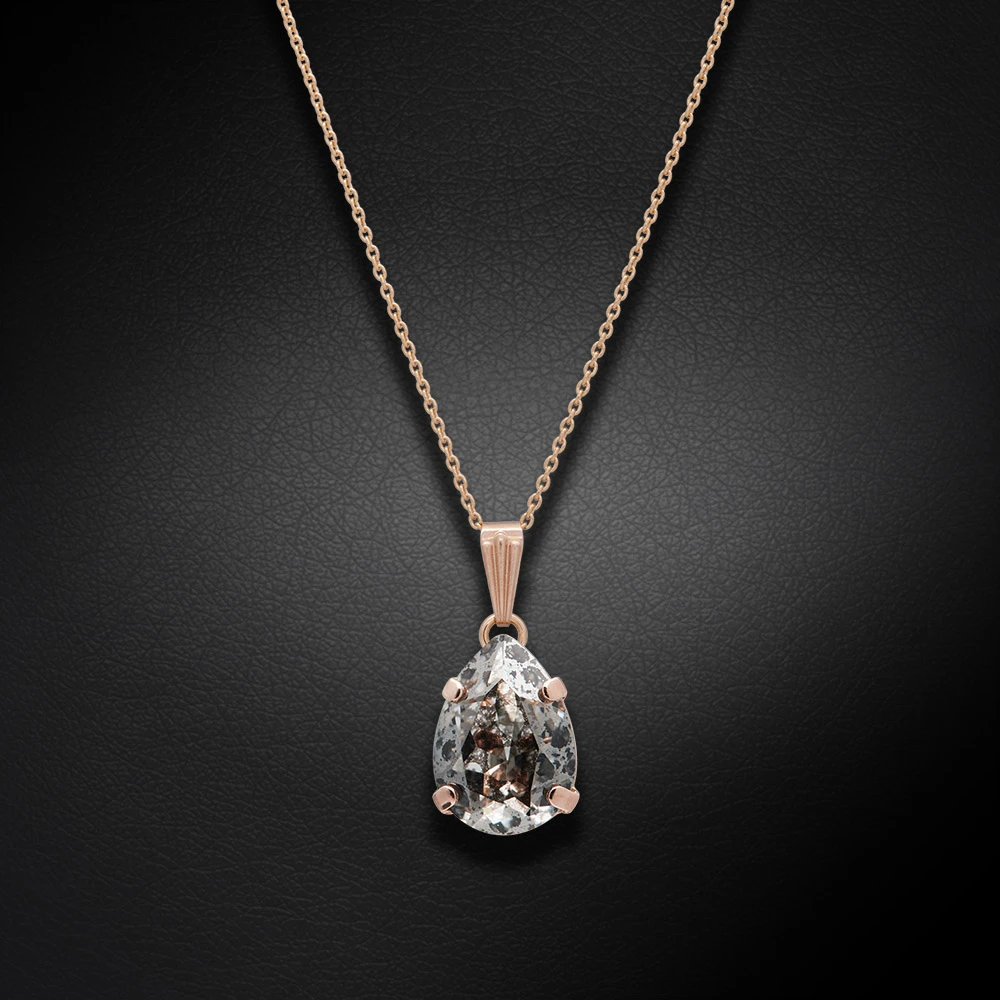 Diamond Sky Jewelry Papuošalų rinkinys moterims „Venus II (Sidabrinis Patina)“ su Swarovski® kristalais