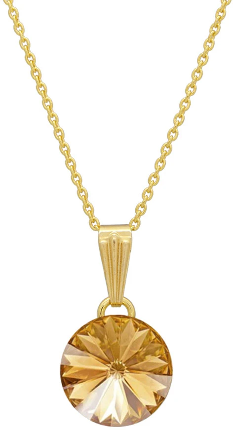 Diamond Sky Jewelry Papuošalų rinkinys moterims „Clarice II (Golden Shadow)“ su Swarovski® kristalais