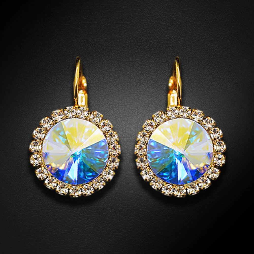 Diamond Sky Jewelry Papuošalų rinkinys moterims „Clarice (Aurora Borealis)“ su Swarovski® kristalais