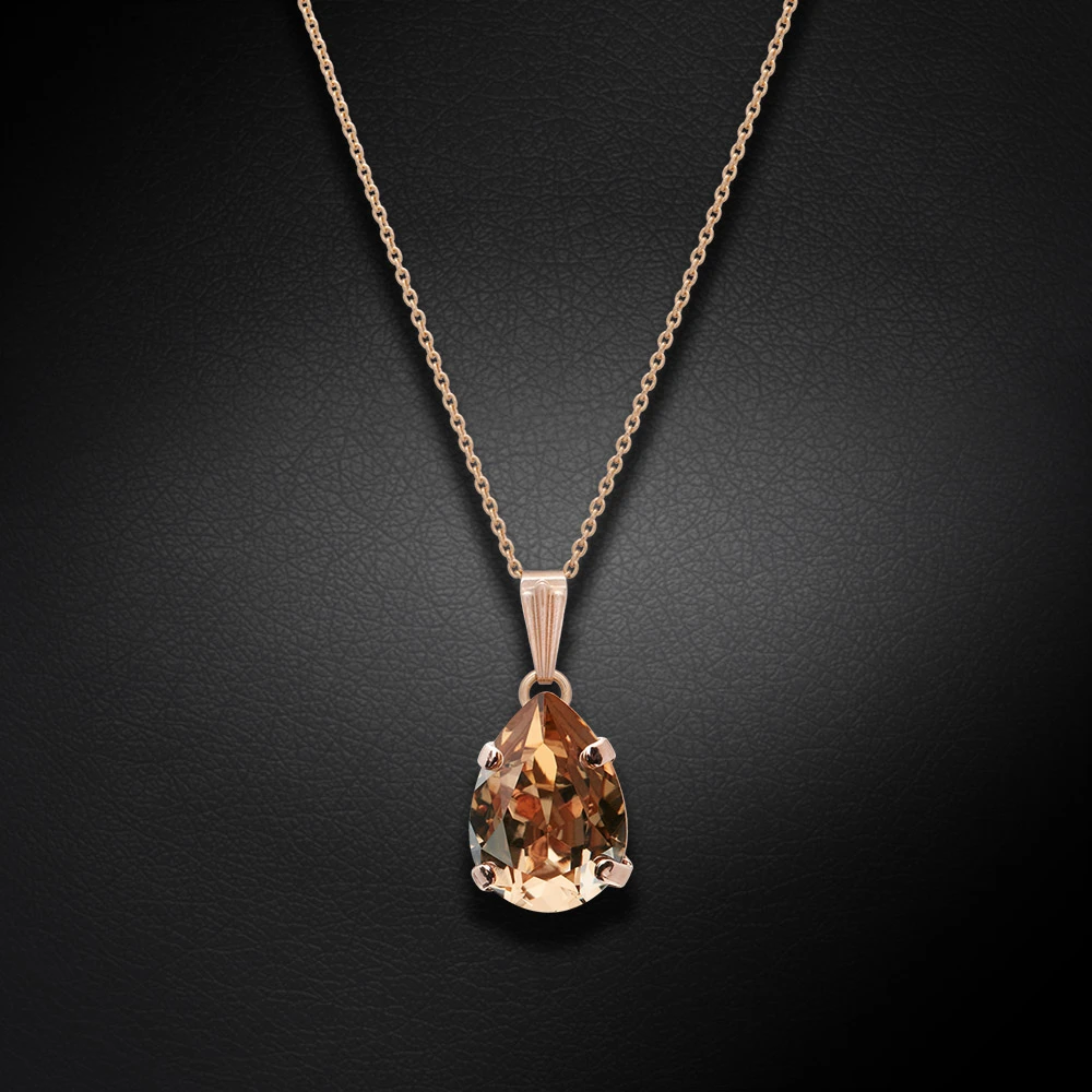 Diamond Sky Jewelry Papuošalų rinkinys moterims „Venus II (Golden Shadow)“ su Swarovski® kristalais