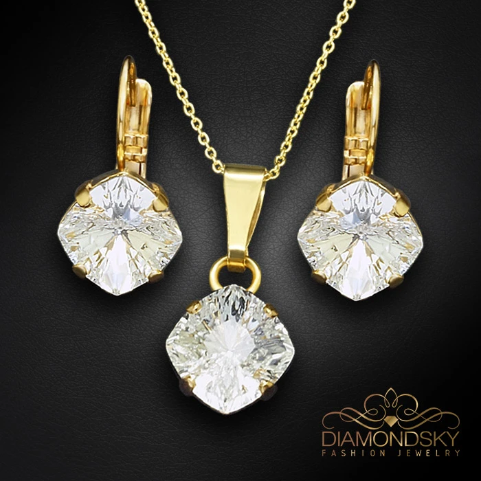 Diamond Sky Jewelry Papuošalų rinkinys moterims „Mystic“ su Swarovski® kristalais