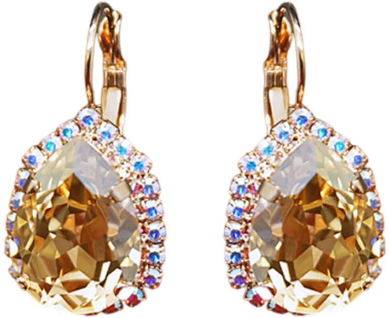Diamond Sky Jewelry Papuošalų rinkinys moterims „Celestial Drop III (Golden Shadow)“ su Swarovski® kristalais