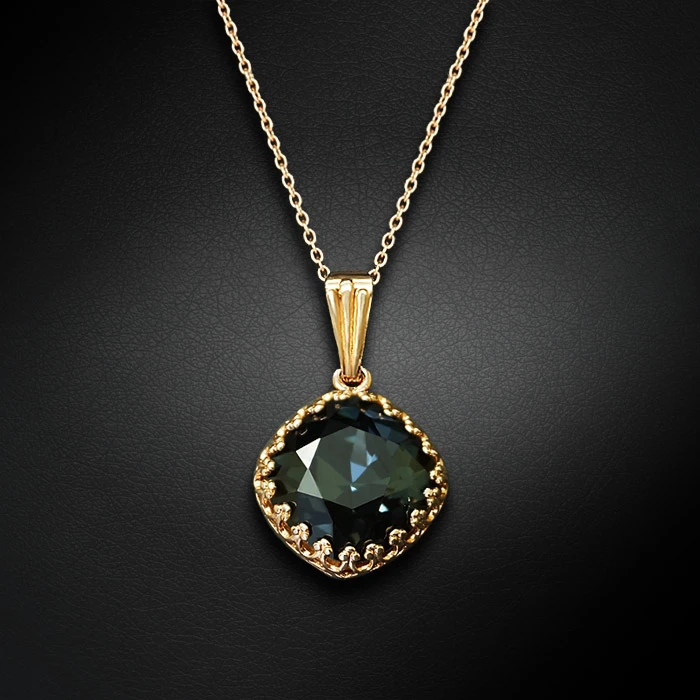 Diamond Sky Jewelry Papuošalų rinkinys moterims „Vintage IV (Graphite)“ su Swarovski® kristalais