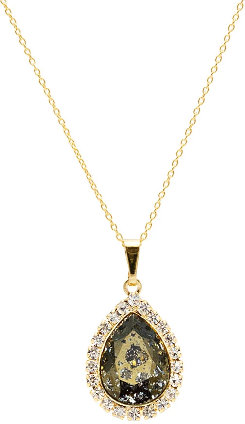 Diamond Sky Jewelry Papuošalų rinkinys moterims „Celestial Drop (Gold Patina)“ su Swarovski® kristalais