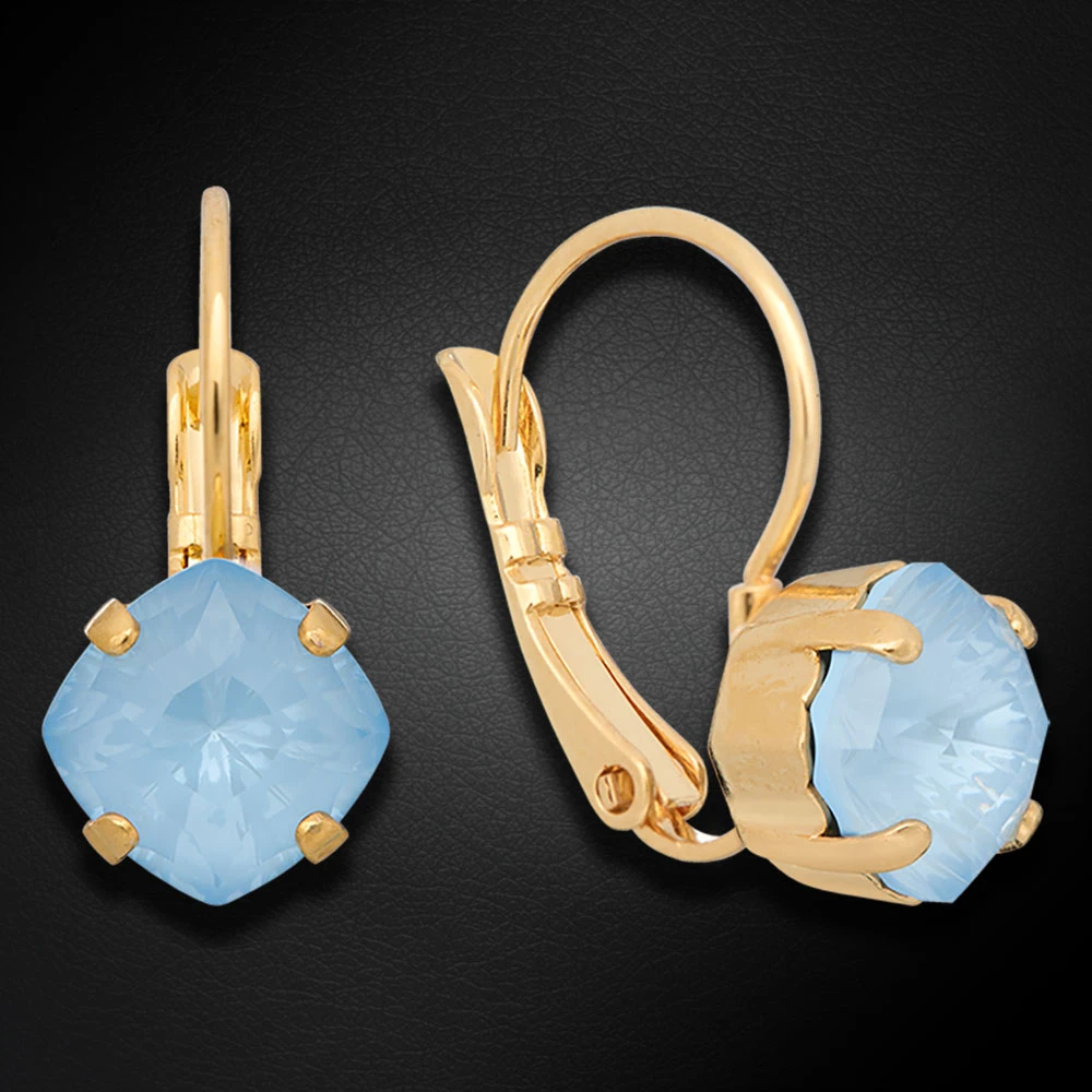 Diamond Sky Jewelry Papuošalų rinkinys moterims „Magical Square (Sky Ignite)“ su Swarovski® kristalais