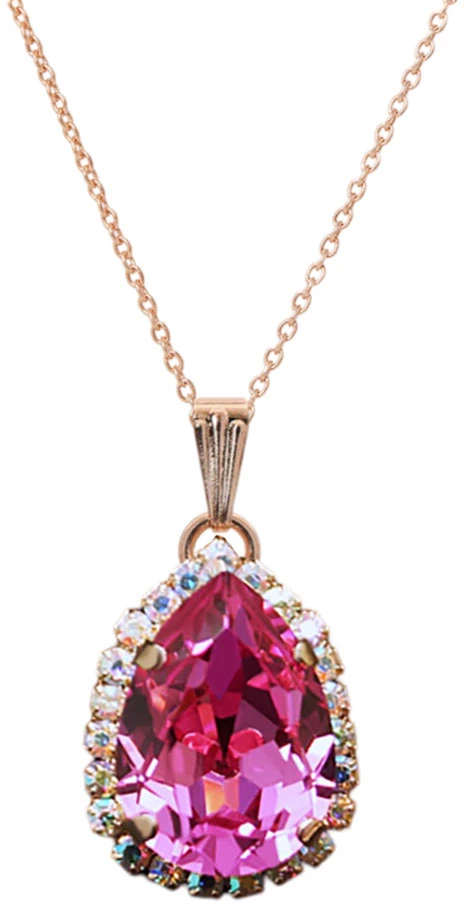 Diamond Sky Jewelry Papuošalų rinkinys moterims „Celestial Drop III (Rose)“ su Swarovski® kristalais