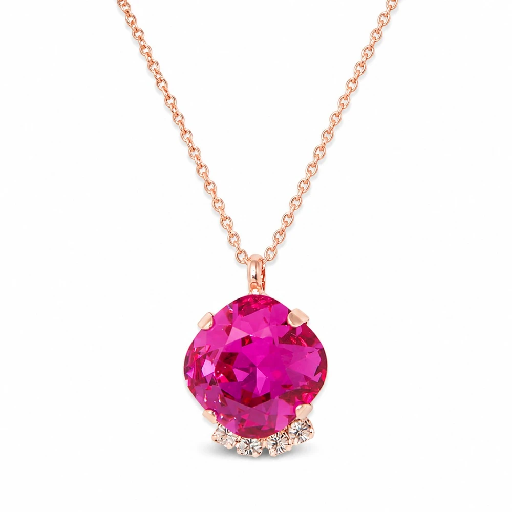 Diamond Sky Jewelry Papuošalų rinkinys moterims „Crete (Fuchsia)“ su Preciosa® kristalais