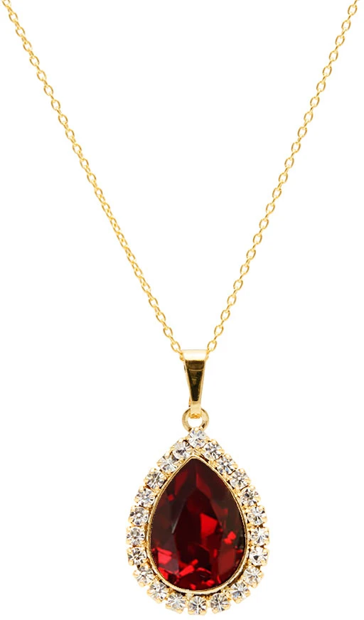 Diamond Sky Jewelry Papuošalų rinkinys moterims „Celestial Drop (Siam)“ su Swarovski® kristalais