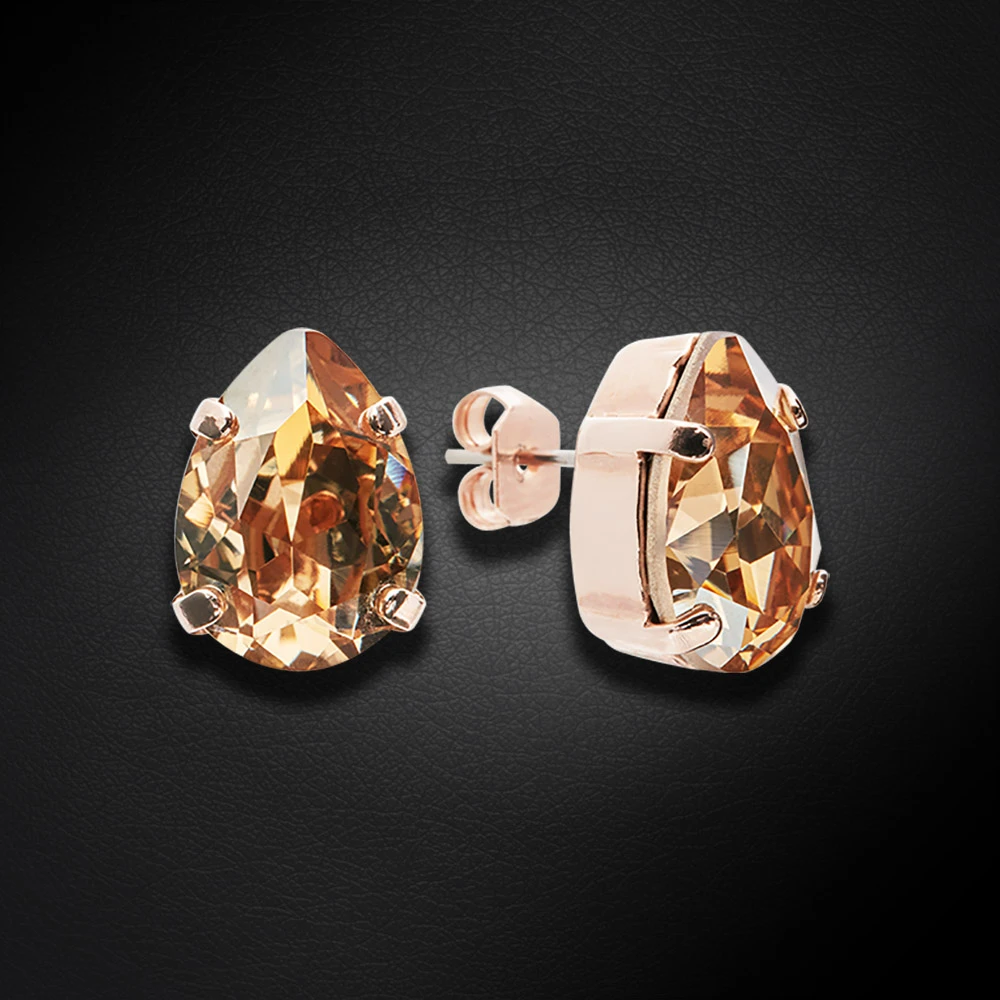 Diamond Sky Jewelry Papuošalų rinkinys moterims „Venus II (Golden Shadow)“ su Swarovski® kristalais