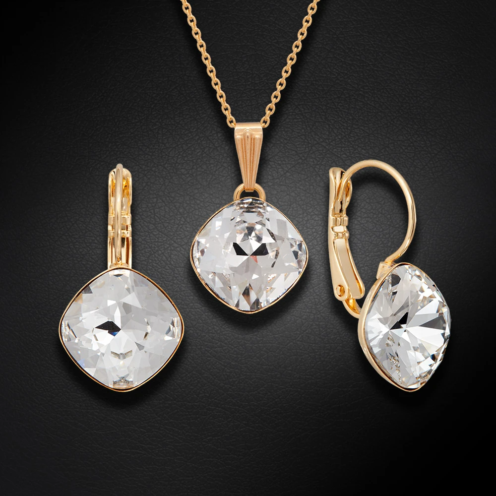 Diamond Sky Jewelry Papuošalų rinkinys moterims „Glare IV“ su Swarovski® kristalais