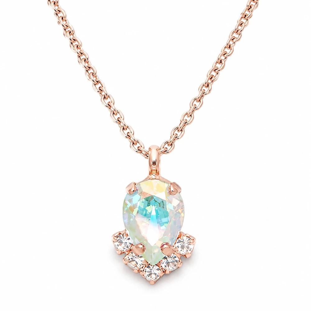 Diamond Sky Jewelry Papuošalų rinkinys moterims „Leonora II (Aurora Borealis)“ su Preciosa® kristalais