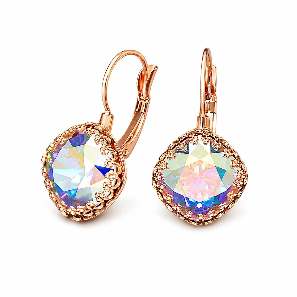 Diamond Sky Jewelry Papuošalų rinkinys moterims „Vintage IV (Aurora Borealis)“ su Swarovski® kristalais