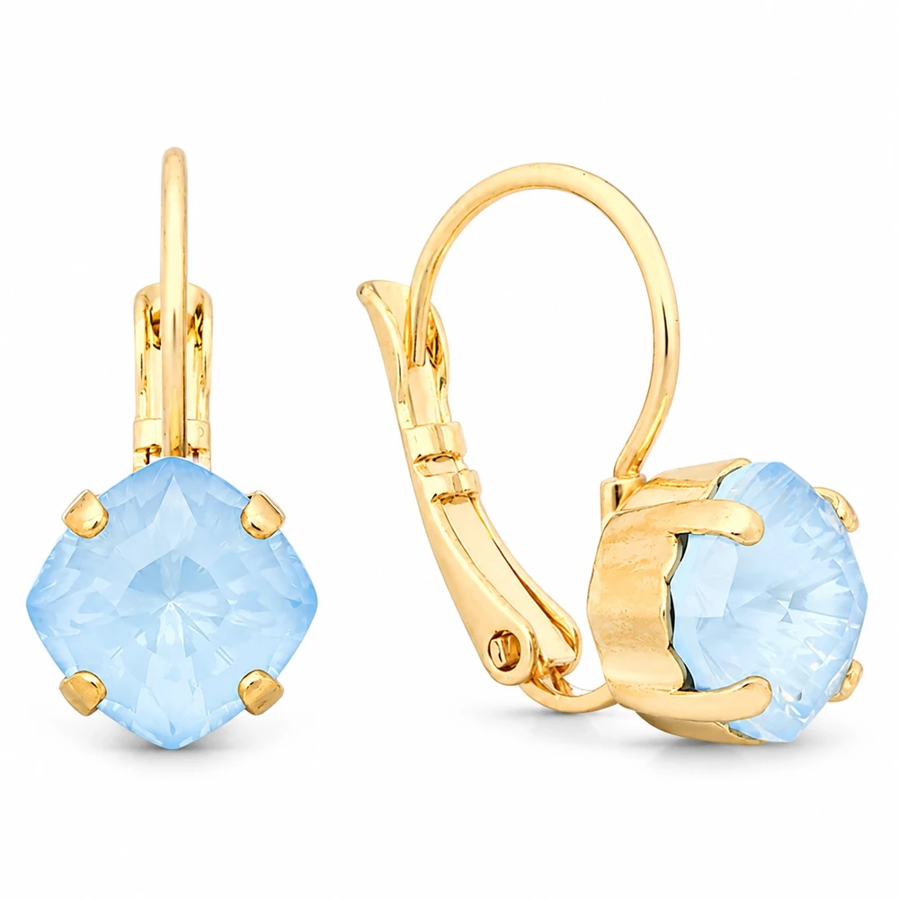 Diamond Sky Jewelry Papuošalų rinkinys moterims „Magical Square (Sky Ignite)“ su Swarovski® kristalais