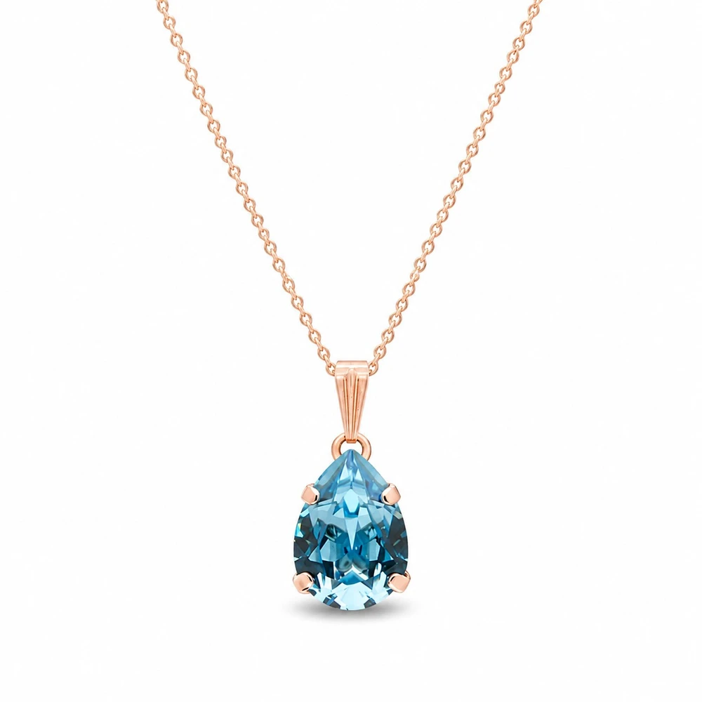 Diamond Sky Jewelry Papuošalų rinkinys moterims „Venus II (Aquamarine)“ su Swarovski® kristalais