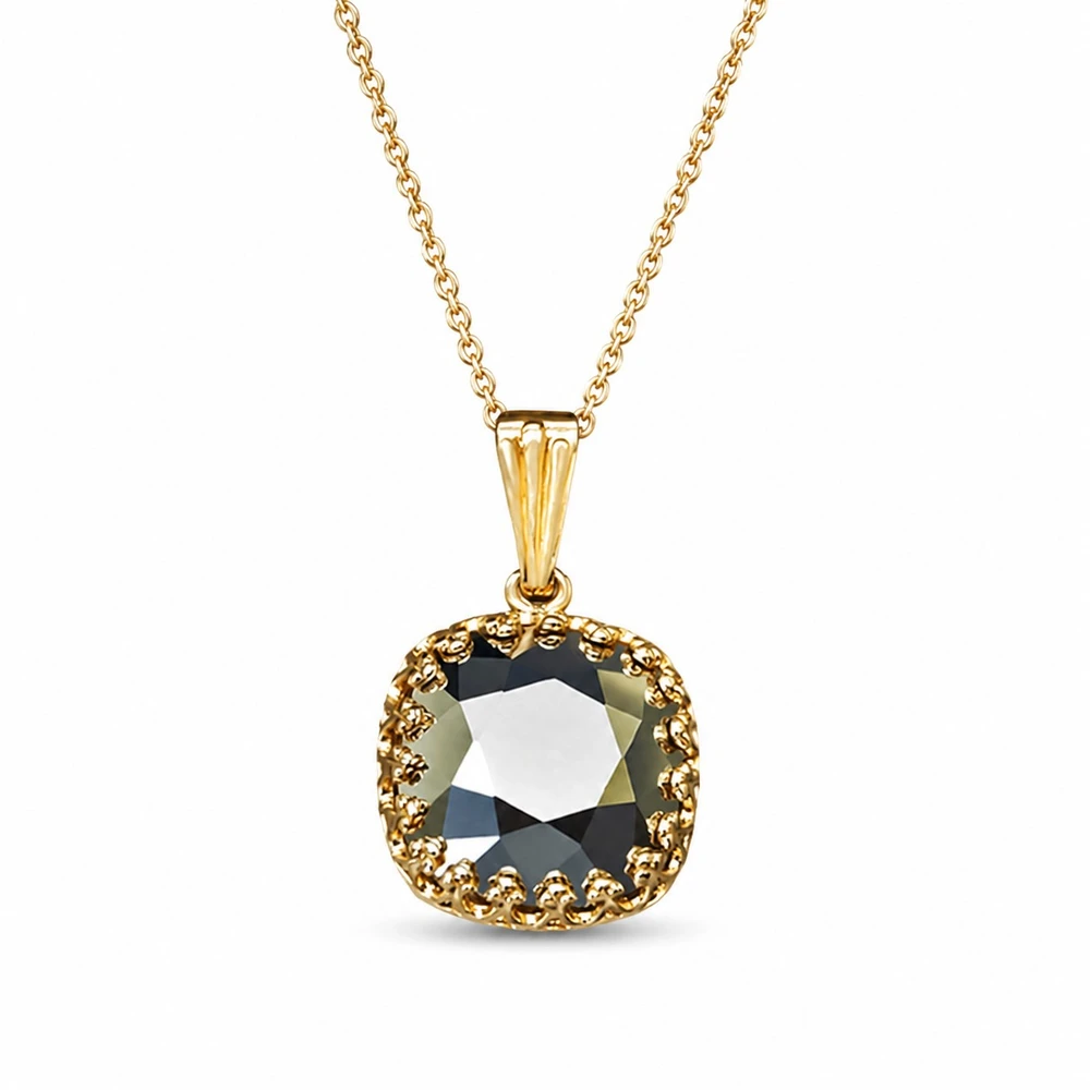 Diamond Sky Jewelry Papuošalų rinkinys moterims „Vintage V (Light Chrome)“ su Swarovski® kristalais
