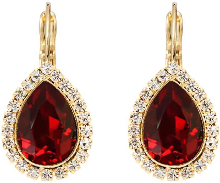 Diamond Sky Jewelry Papuošalų rinkinys moterims „Celestial Drop (Siam)“ su Swarovski® kristalais