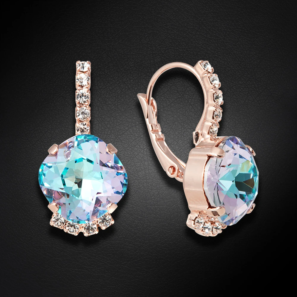 Diamond Sky Jewelry Papuošalų rinkinys moterims DiamondSky „Crete (Vitrail Light)“ su Preciosa kristalais
