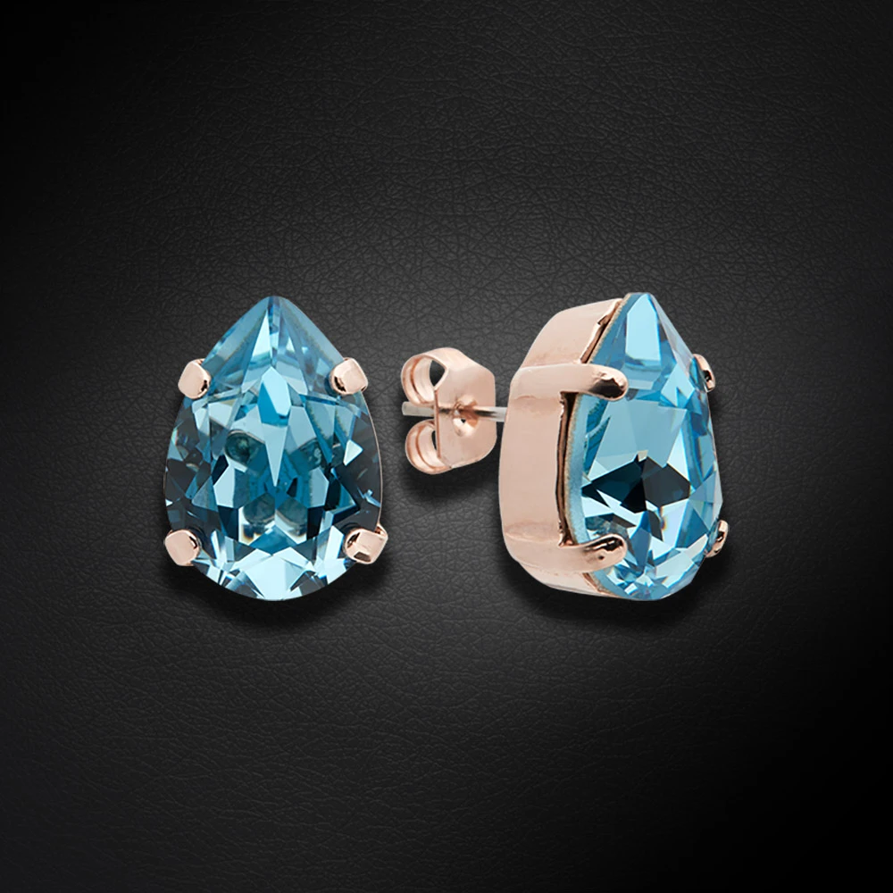 Diamond Sky Jewelry Papuošalų rinkinys moterims „Venus II (Aquamarine)“ su Swarovski® kristalais