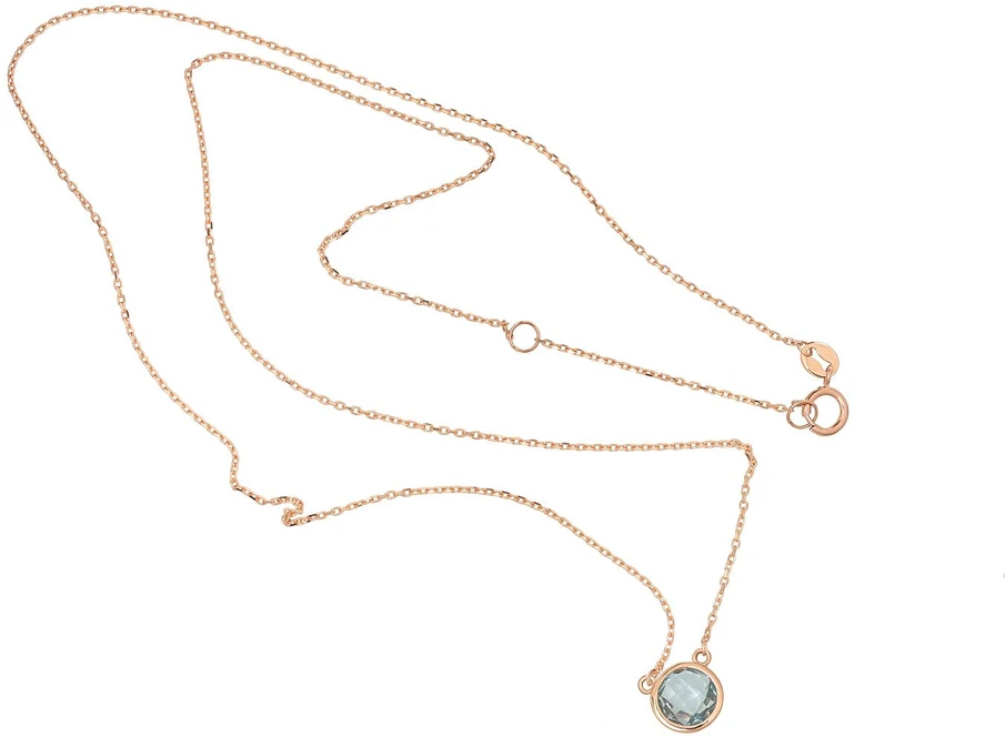 Diamond Sky Jewelry Auksinis vėrinys su topazais „Dangaus žėrėjimas“