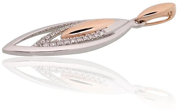 Diamond Sky Jewelry Auksinis pakabukas su deimantais „Princesės Ašara III“