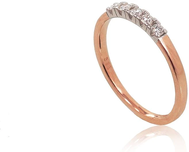 Diamond Sky Jewelry Auksinis žiedas su deimantais „Auksinė Meilė X“