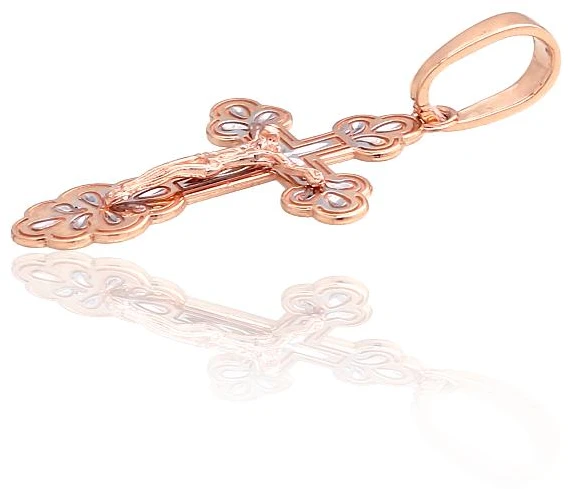 Diamond Sky Jewelry Auksinis kryželis „Išgelbėk ir Apsaugok VII“