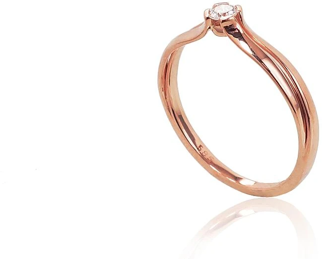 Diamond Sky Jewelry Auksinis žiedas su deimantais „Gražus Sapnas III“