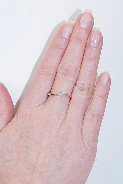 Diamond Sky Jewelry Auksinis žiedas su deimantais „Kometa II“