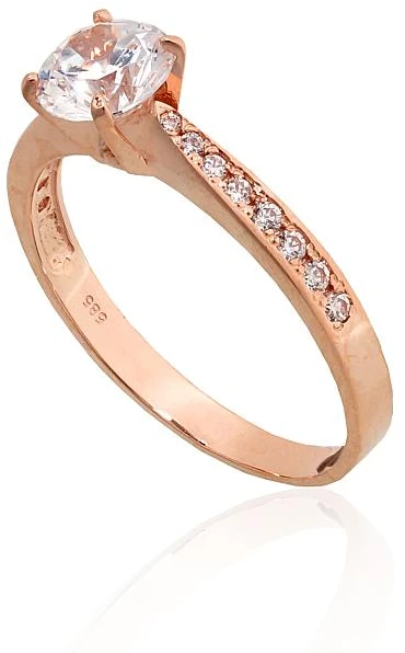 Diamond Sky Jewelry Auksinis žiedas su cirkoniais „Juno Gold“