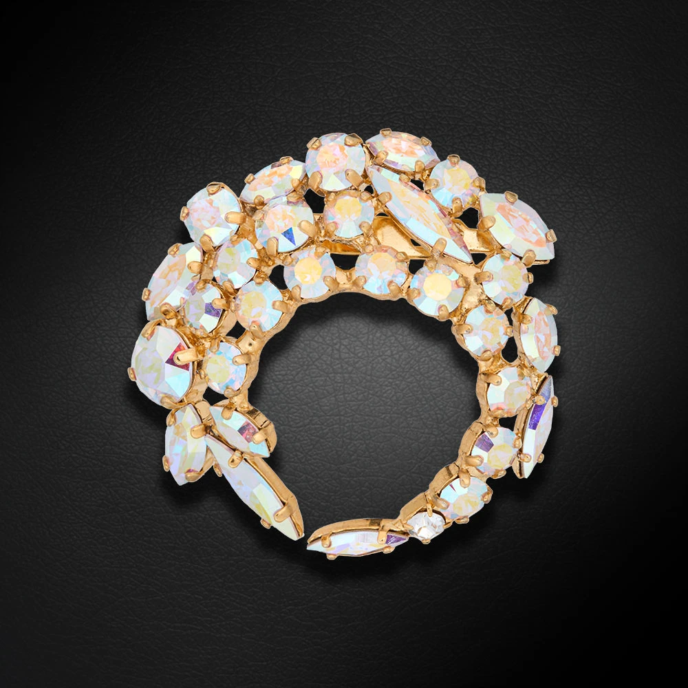 Diamond Sky Jewelry Segė moterims DiamondSky „Crystal Branch (Aurora Borealis)“ su Swarovski kristalais