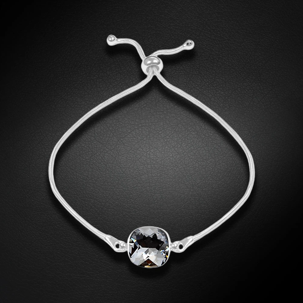 Diamond Sky Jewelry Sidabrinė apyrankė moterims DiamondSky „Akinantis Spindesys“