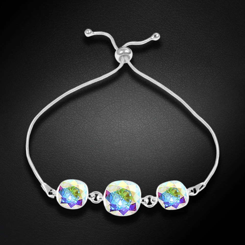 Diamond Sky Jewelry Sidabrinė apyrankė moterims DiamondSky „Akinantis Spindesys II“