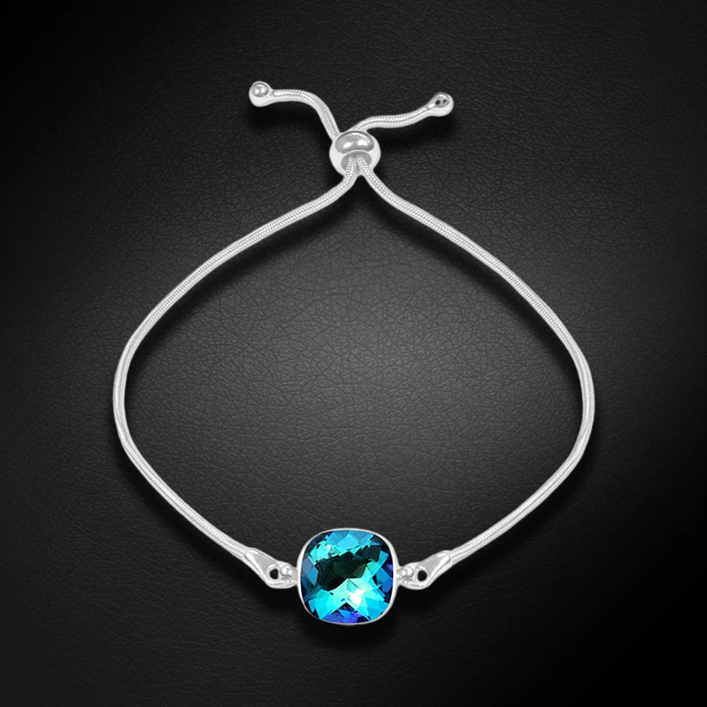 Diamond Sky Jewelry Sidabrinė apyrankė moterims DiamondSky „Akinantis Spindesys“
