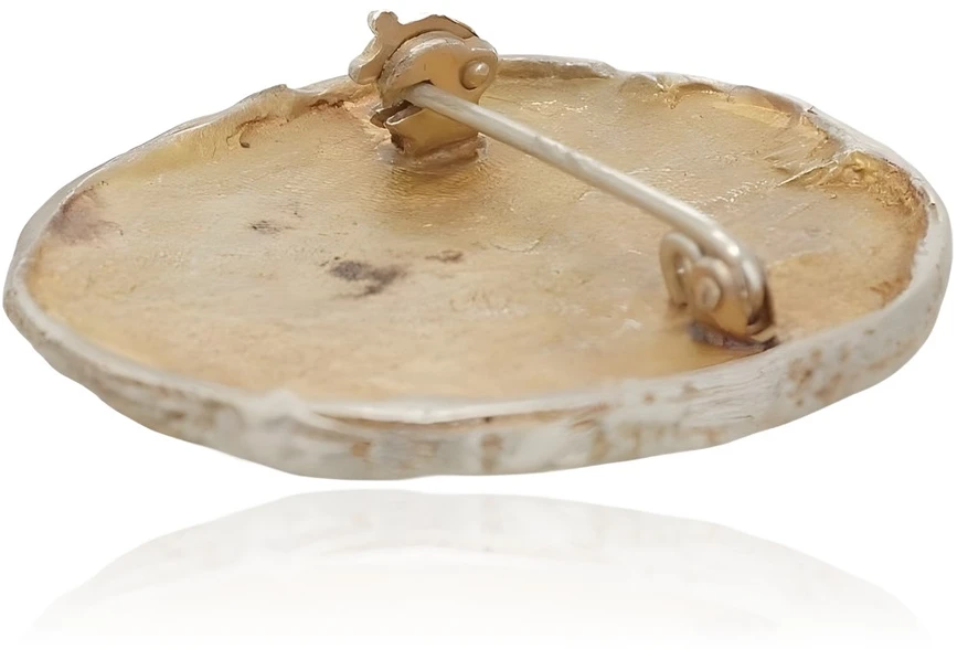Diamond Sky Jewelry Sidabrinė sagė „Citrine Dawn“
