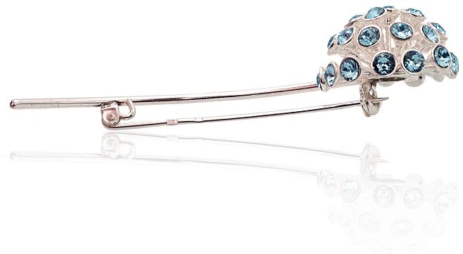 Diamond Sky Jewelry Sidabrinė sagė „Dandelion II“