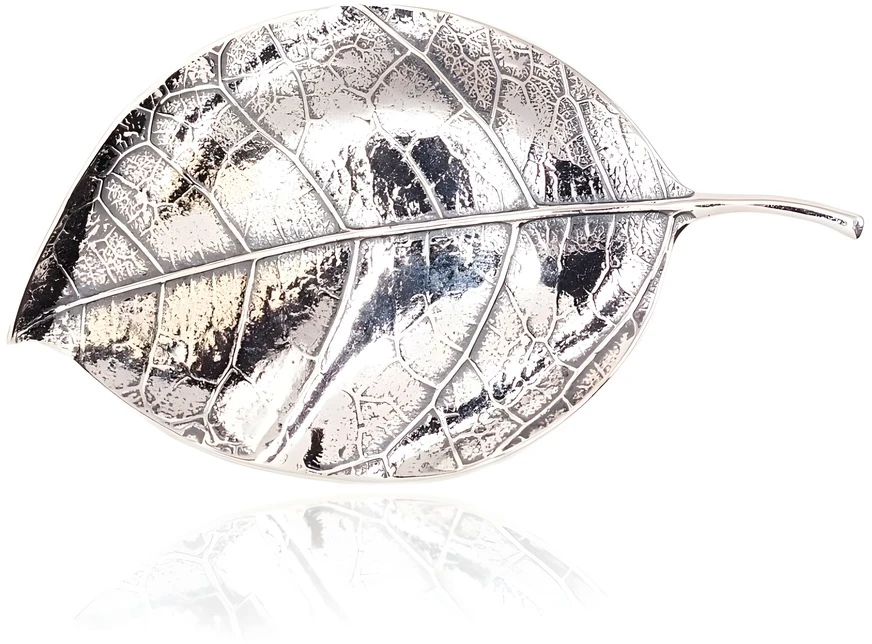 Diamond Sky Jewelry Sidabrinė sagė „Foliage“