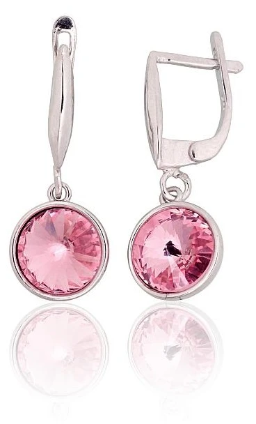 Diamond Sky Jewelry Sidabriniai auskarai „Vortex“