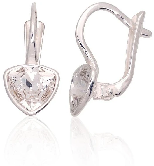 Diamond Sky Jewelry Sidabriniai auskarai „Bermudų Trikampis“