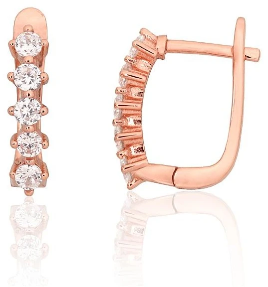 Diamond Sky Jewelry Sidabriniai auskarai su cirkoniais „Confetti II“