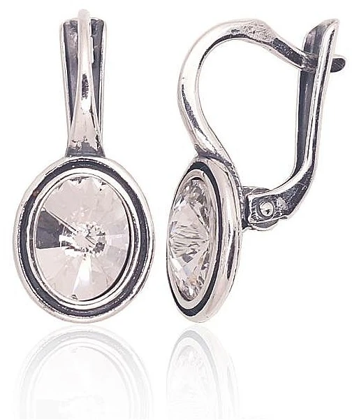 Diamond Sky Jewelry Sidabriniai auskarai „Rivoli“