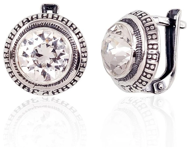 Diamond Sky Jewelry Sidabriniai auskarai „Claris VIII“
