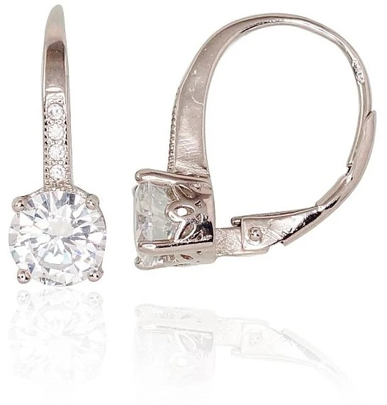 Diamond Sky Jewelry Sidabriniai auskarai su cirkoniais „Junona XV“