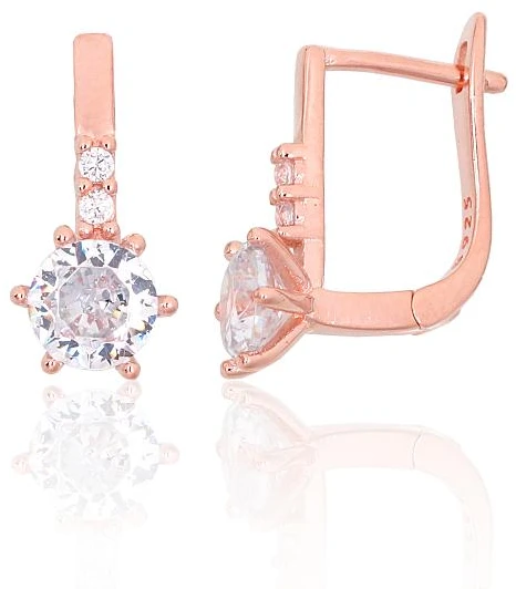Diamond Sky Jewelry Sidabriniai auskarai su cirkoniais „Junona VIII“
