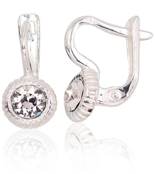 Diamond Sky Jewelry Sidabriniai auskarai „Junona VI“