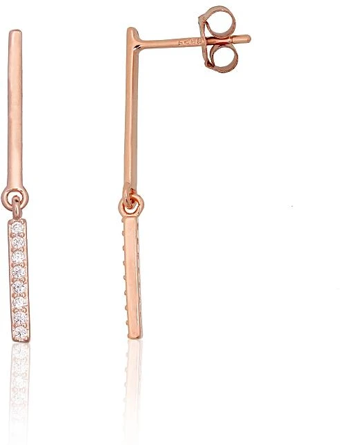 Diamond Sky Jewelry Sidabriniai auskarai-vinukai su cirkoniais „Nirrti“