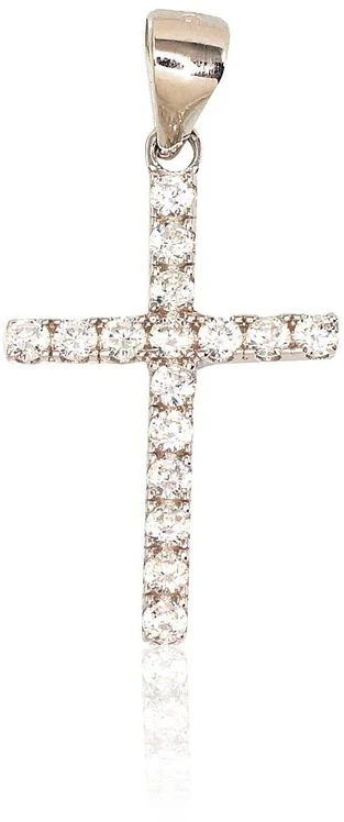 Diamond Sky Jewelry Sidabrinis kryželis su cirkoniais „Klasika XIV“