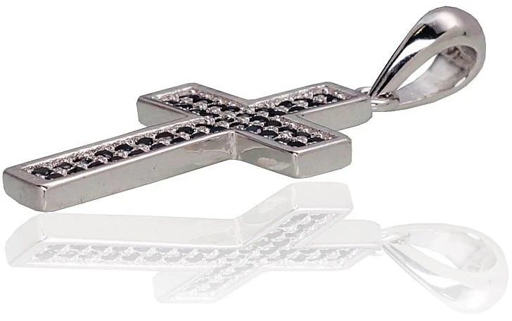 Diamond Sky Jewelry Sidabrinis kryželis su cirkoniais „Cathedral Light IX“