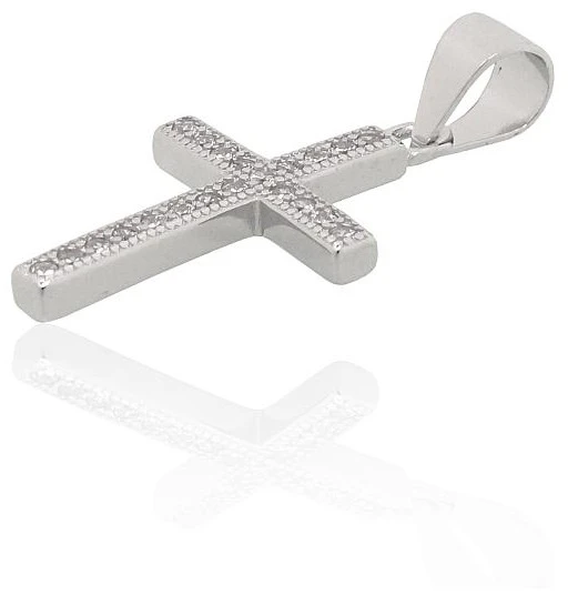 Diamond Sky Jewelry Sidabrinis kryželis su cirkoniais „Cathedral Light IV“